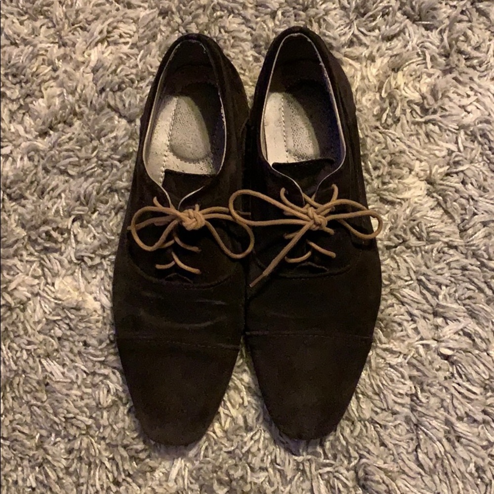 Suede Calvin Klein shoes